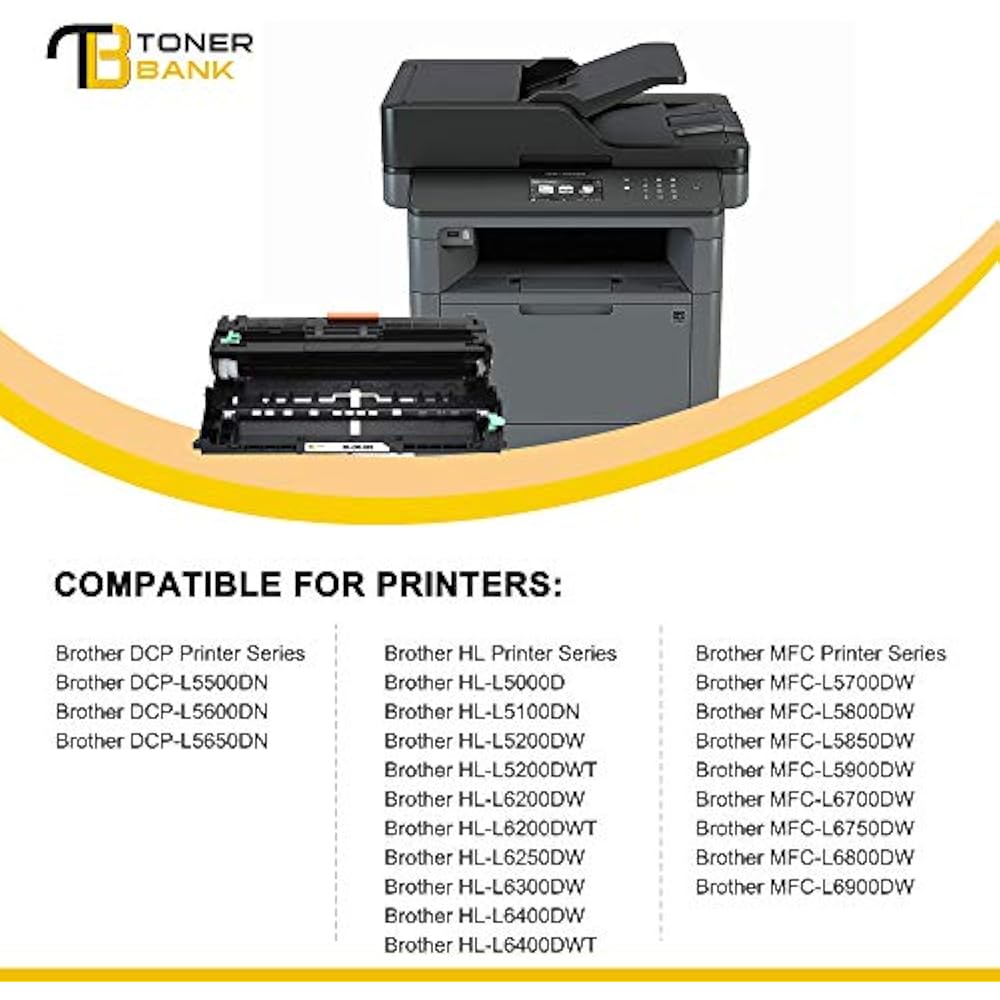 Compatible Drum Unit Replacement For Brother DR820 DR890 HLL6200DW