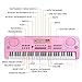 Piano Keyboard for 2-6 year old Girls, 2018 Improved Version 61 Key Portable Electronic Piano Keyboard Music Piano Toys with Microphone 2 3 4-6 Year Old Girl Gifts Christmas Gifts Pink