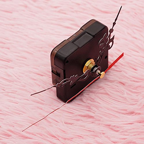 Gracefulvara Black Wall Clock Quartz Movement Mechanism Repair Set