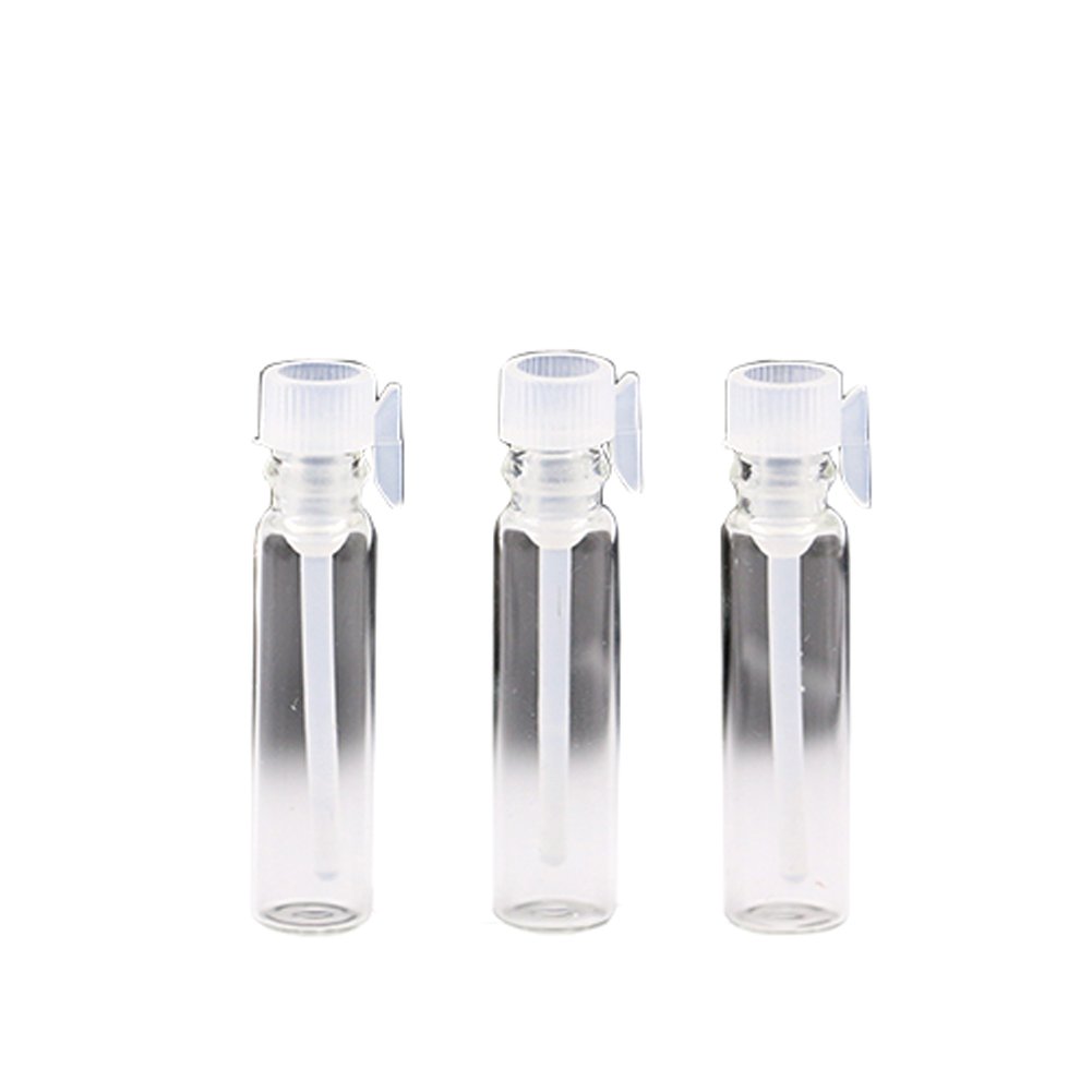 20 Pcs Tiny Mini Clear Glass Perfume Sample Vials Empty