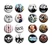 My Chemical Romance / Panic At The Disco Pinback Buttons 16Pcs 1.25 inch Best For Jacket,T-Shirts Mix Set