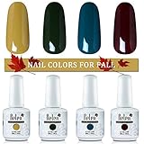 Gel Nail Polish, Belen 4 Colours UV Soak Off Autumn Gel Polish Series