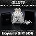 Gilind 2 Pairs Mens Cufflinks Nautical Anchor Ship Wheel Unique Wedding Business Shirt Cuff Links Mix Design Set Mens Jewelry Gift Box