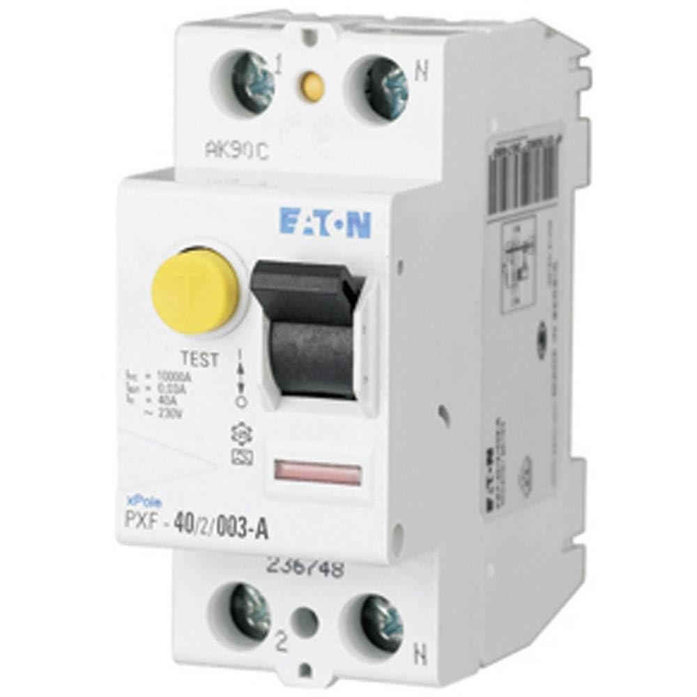 Eaton FI breaker, 40A, 2P, 30Ma, Type A, 236748