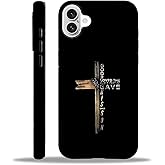 SmaMZ for iPhone 16 Plus Case, T2 Cross God Shockproof Rugged Cover Dual Layer Soft TPU Hard PC Bumper Case Design for iPhone 16 Plus