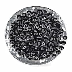 LPBeads 3000 Pieces SS16 Black Hotfix Rhinestones