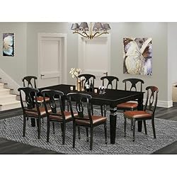 HomeStock Dining Table Set with Chairs - 9 Piece
