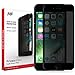 juji IP6 Privacy BLK 2.0 Privacy to Edge Glass Screen Protector, Easy Install/HD Clear Tempered Glass, 3D Touch Compatible for iPhone 6/6S Edge - Black Finish