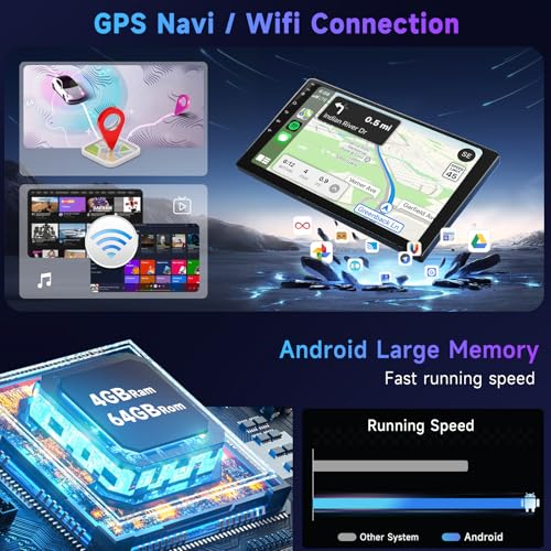 4G 64G VECHTEL 9 Inch Bluetooth Car Radio for Opel Meriva 2010-2014 Carplay Android Car Wireless, DSP EQ, 1280 * 720, Wifi GPS Navi,Mirror Link, RDS/FM Radio 2 Din with AHD Rear Camera