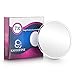 Gotofine 7x Magnifying Makeup Mirror with 2 Suction Cups and Hanging Hole, Round, Clear & Transparent for Wall Mounting