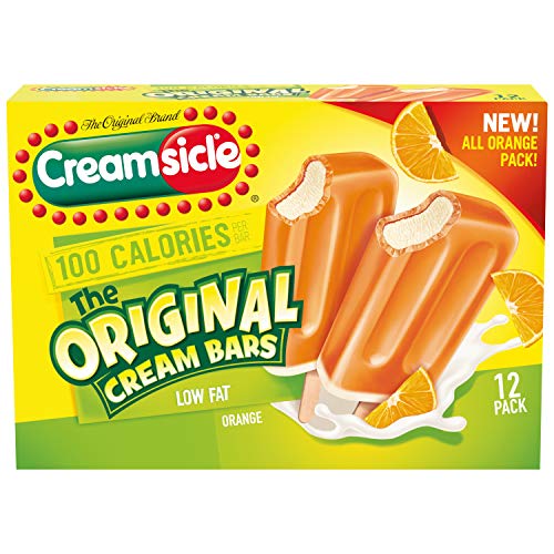 Popsicle Creamsicle, Orange Cream Bars, 12 ct