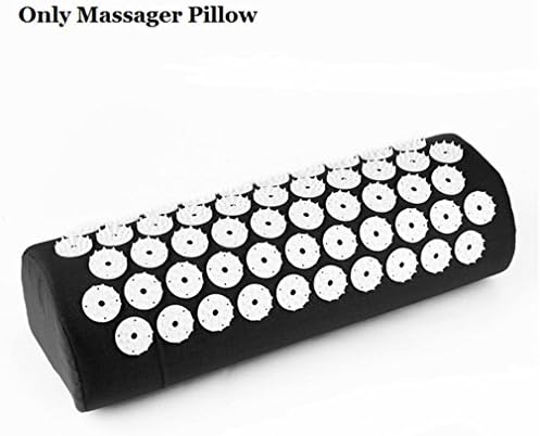 CHOUHOC Massager Cushion Mat Set Acupressure Relieve Stress Pain Aches Muscle Tension Spike Yoga Mat With Pillow Black1