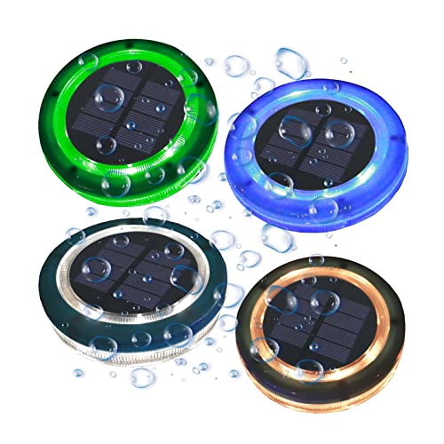 Floating Pool Lights Solar Swimming Pool Light with 4 Single Color ...