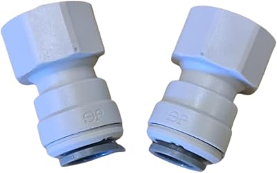 John Guest 2 x 1/2 BSP to 12mm Female Water Adaptor 2 Pack