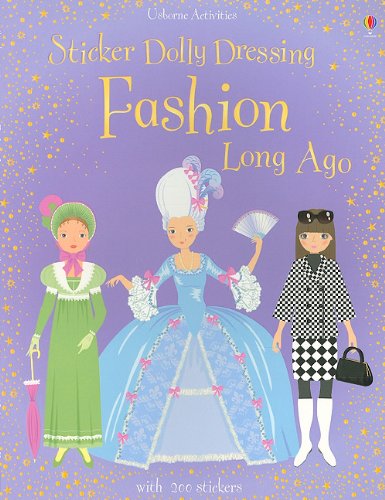 Sticker Dolly Dressing Fashion Long Ago