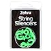 Zebra String Silencers Pack, Green