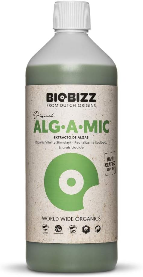BioBizz 1L Alg-A-Mic Liquid, Green/Brown, 1 L US