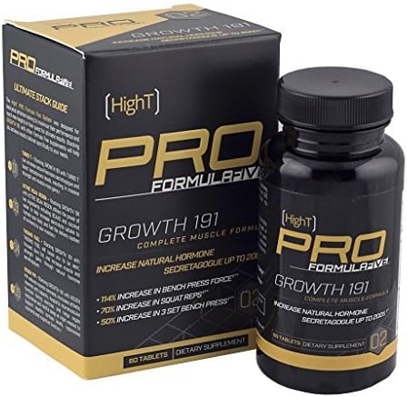 High T Pro FormulaFive Growth 191 - Bodybuilding Supplement - Gain Muscle Weight - 30 Day Supply (60 CT) by High T