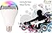 Flux Melody Bluetooth Speaker Light Bulb - Smart LED Color Changing Light - Great for Home, Office, Bathrooms, Bedrooms and Kitchen - 6W E26 Base