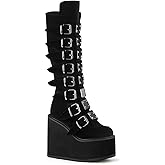 Demonia Women's Swing-815 Knee-High Boots