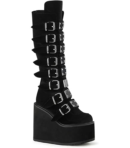 Amazon.com | Demonia SWING-105 Women's Ankle Boots, Black