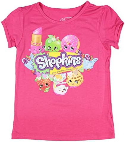 Shopkins Little Girls' Once You Shop You Can't Stop T-Shirt Size 6