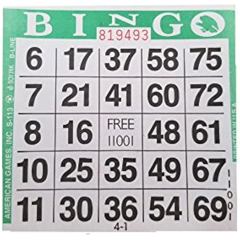 Bingo supplies clearance picture