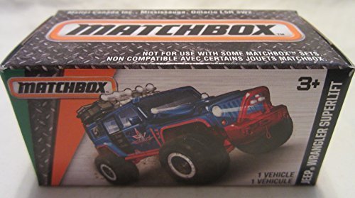 2016 Matchbox Power Grabs MBX Explorers Jeep Wrangler Superlift 119/125