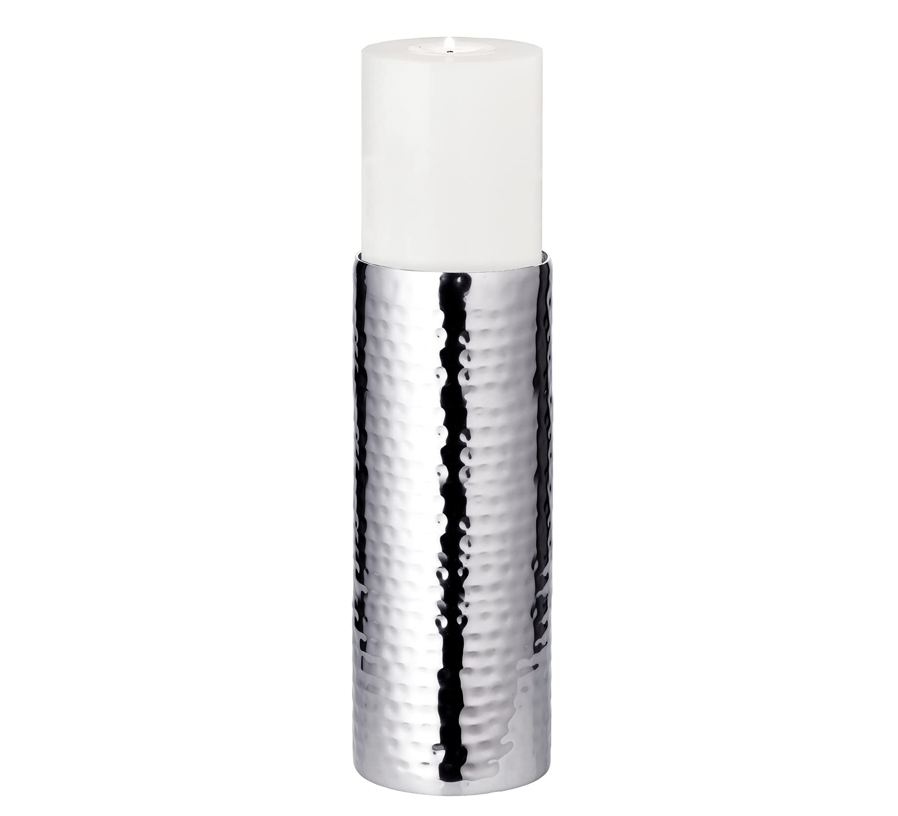EDZARD Candle holder Agadir, height 9,8 in, stainless steel — image 1
