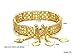 18K Gold Plated Noble Women's Bracelets New Design Heart Pendants Bangle (Style 1)