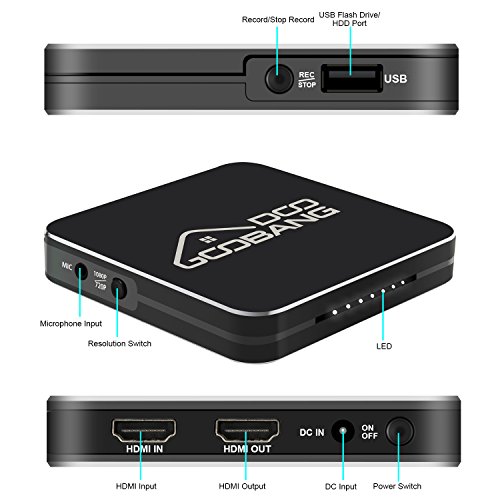 2017-Newest-GooBang-Doo-HDVCB1-Mini-1080p-HD-Video-Capture-Box-PVR-DVR-to-USB-flash-drive-Record-XboxPS4Nintendo-Switch-GameplayLive-TVFPV-droneTV-Box-and-moreSupports-Microphone-Audio-Input