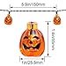 Halloween Pumpkin String Lights Eurus Home 20 ft 30 LED Halloween Lights | Solar Powered Pumpkin Lights with 8 Lighting Modes Jack-O-Lantern Decorative Lights for Indoor Outdoor Halloween Party IP65