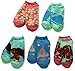 Disney Moana Girls 5 Pack No Show Socks