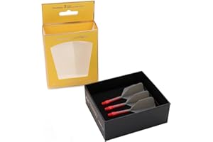 CUESOUL ROST T19 Integrated Dart Shaft and Flights Big Wing Shape Grey 28mm-Say Goodbye to Falling Dart Flight