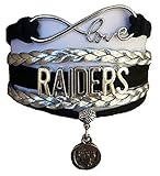 Oakland Raiders Bracelet - NFL Bracelet, Raiders Jewelry & Perfect Gift