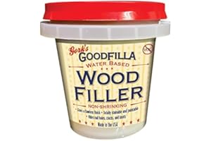 Goodfilla White Oak, 8 oz, Wood and Grain Filler, Stainable, Tintable, Sandable, Zero Waste, Non-Toxic, USA Made