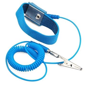 Antistatisch Armband, Klettband Handgelenk-Band ESD Erdungsband für PC Baumeister / iCHOOSE