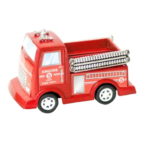 Pull Back Fire Trucks - 12 Per Pkg - Friction Fire Engines