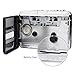 FORE USB Retro Cube Cassette/Tape Converter with PC, Laptop Convert Cassette to Mp3 Portable Cassette-to-MP3 Transfer Cassette Walkman Player with Battery Case Color Silver Grey