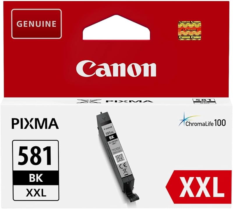 Canon CLI-581BK XXL Black Original Ink Tank for PIXMA TS Printers