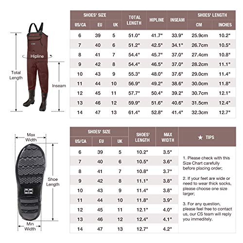 HISEA-Neoprene-Fishing-Chest-Waders-for-Men-with-Boots-Cleated-Bootfoot-Waterproof-Mens-Womens-Waders