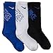 Nike Kids Girl's 3-Pack Graphic Lightweight Cotton Crew (Little Kid/Big Kid) Multicolor 3 SM (3 Little Kid - 5 Big Kid Shoe)