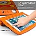 rooCASE ORB 360 Shock Proof Protective Lightweight Tough Armor Case Cover Convertible Carrying Handle Stand - Orange