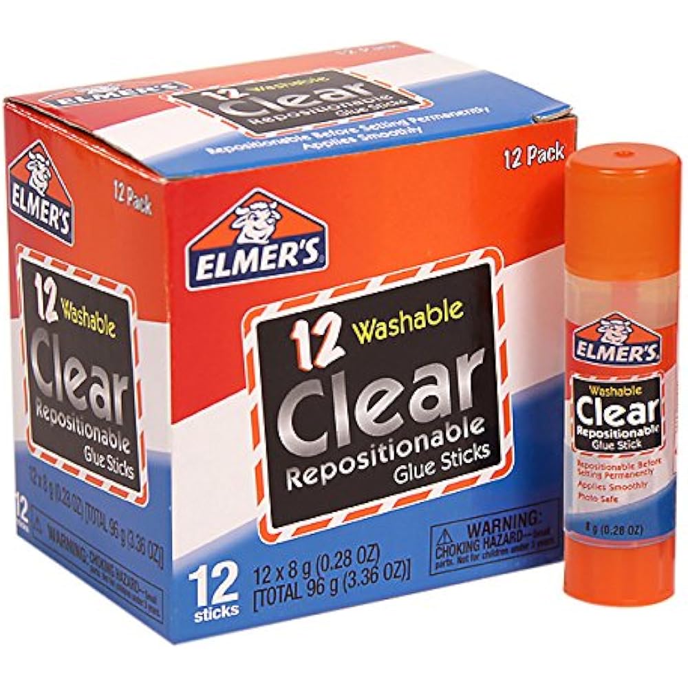 Elmer&39s Clear Glue Stick (E4064) Office Products eBay