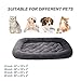 EMME Padded Pet Bed Luxury Flannel All Season Crate Mat for Dog & Cat Plush Pet Bed Pet Mat (Grey, XX-Large)thumb 1