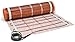 SunTouch TapeMat Electric Under Floor Heating Kit with Command Touch Programmable Thermostat 120V, 2.0' x 10.0' (20 Sq. Ft.), Orange