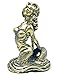 Beautifullt Ornate Sexy Nude Mermaid Bronze Finish Statue Figure