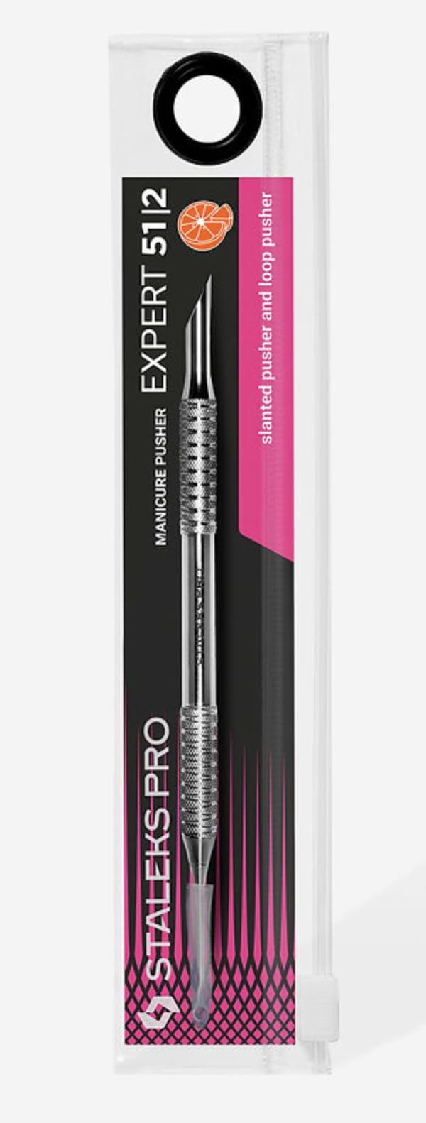 Staleks Pro Expert 51 Type 2 Manicure Pusher/Straight flat & loop pusher - Model PE-51/2