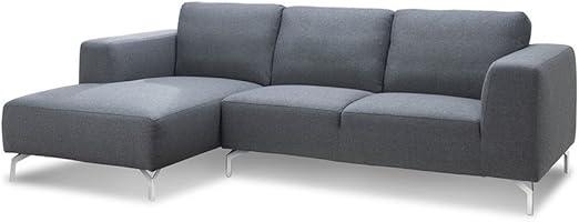 Tim Gris City Canape D Angle En Tissu Tendance Type D Angle