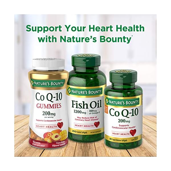 CoQ10 by Nature’s Bounty, Dietary Supplement, Supports Heart Health